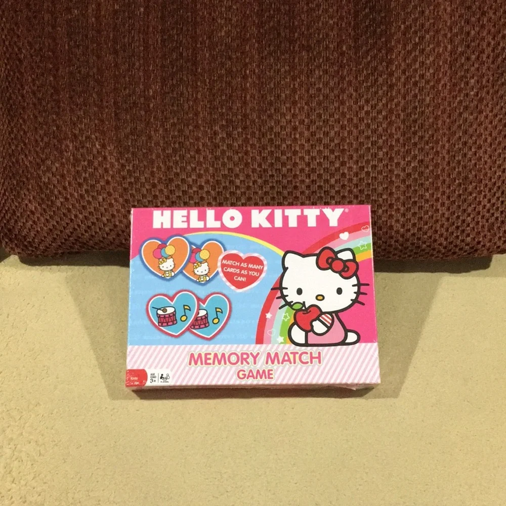 ❣️ HELLO KITTY ❣️ COLLECTION BY SANRIO SUPER FUN COLORFUL MEMORY MATCH GAME .